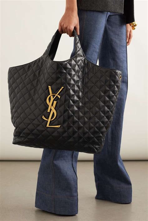 tote ysl handbags|ysl suede tote bag.